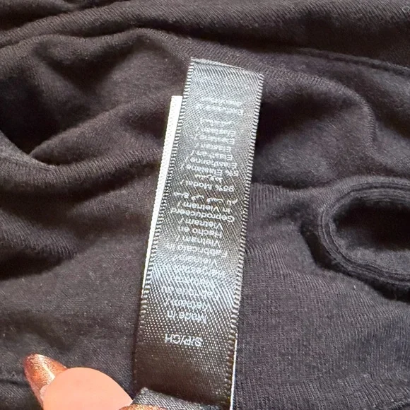 SKIMS Smooth layers skimpy scoop neck black dress size small - Picture 8 of 8